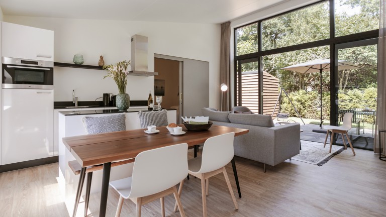 Impressie woonkamer - SuiteImpressie woonkamer - Suitelodges Gooilandenlodges Gooilanden