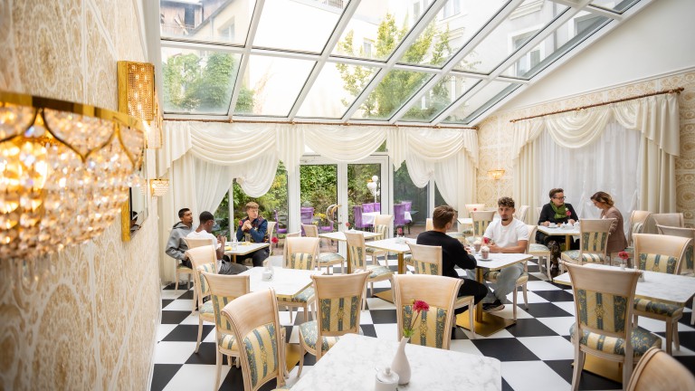 ontbijtzaal - Hotel Alexandra