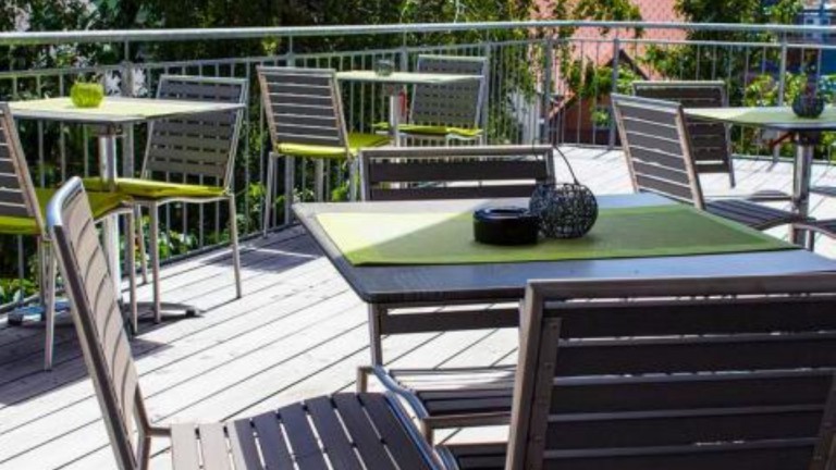 Terras - Pension Kramer