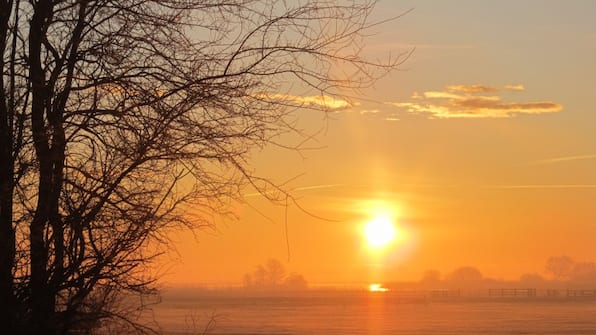 Zonsopgang - Pean-buiten Akkrum