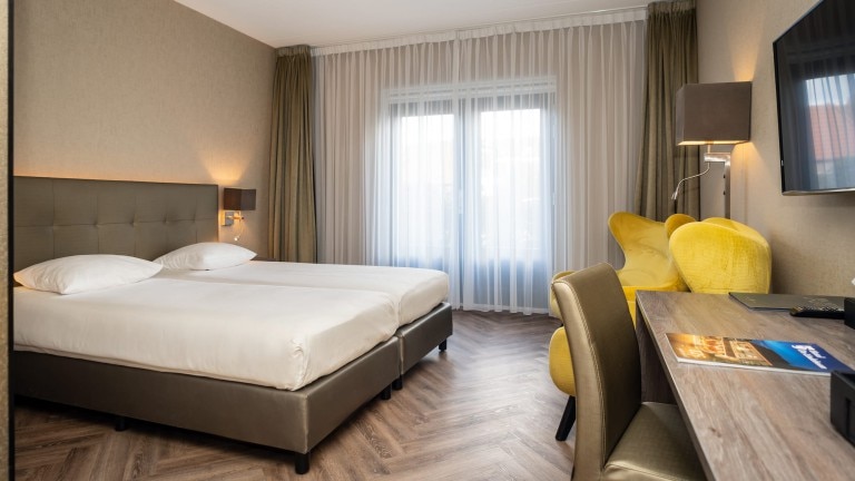 Deluxe twin kamer met terras - Hotel de Lindeboom Texel