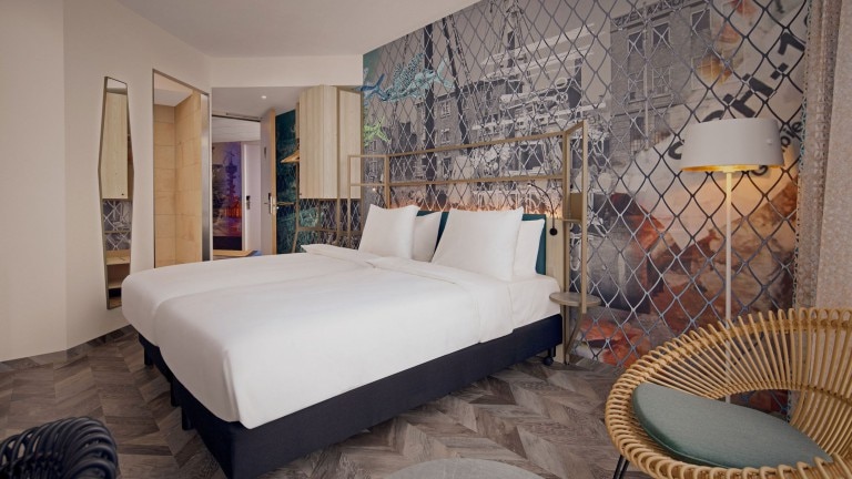 Sea view twin kamer - Inntel Hotels Den Haag Marina Beach