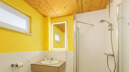 Badkamer - Center Parcs Bostalsee Badkamer - Center Parcs Bostalsee