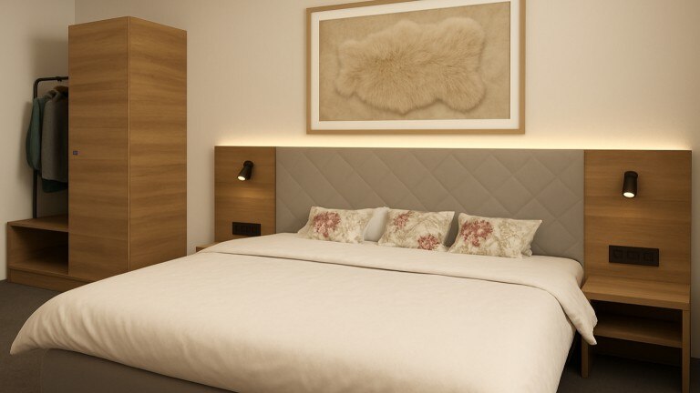 Tweepersoonskamer met 2 extra bedden - Thermenhotel Krone