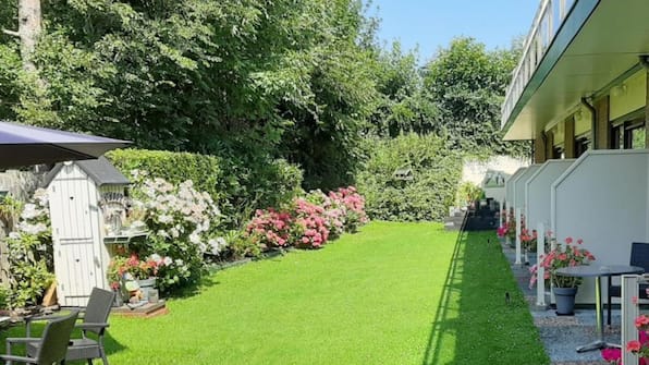 Tuin - Hotel de Dennen