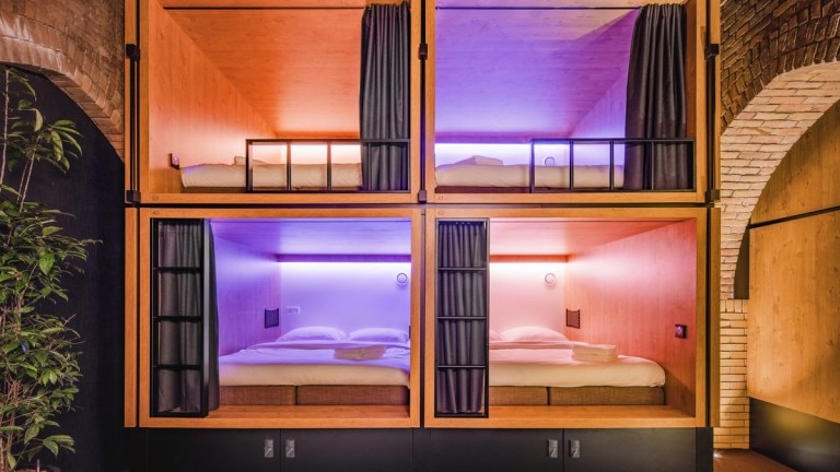 Sleeping pod double - Bunk Hotel Amsterdam