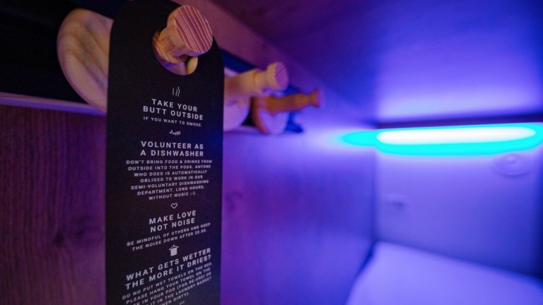 Sleeping pod double - Bunk Hotel Amsterdam