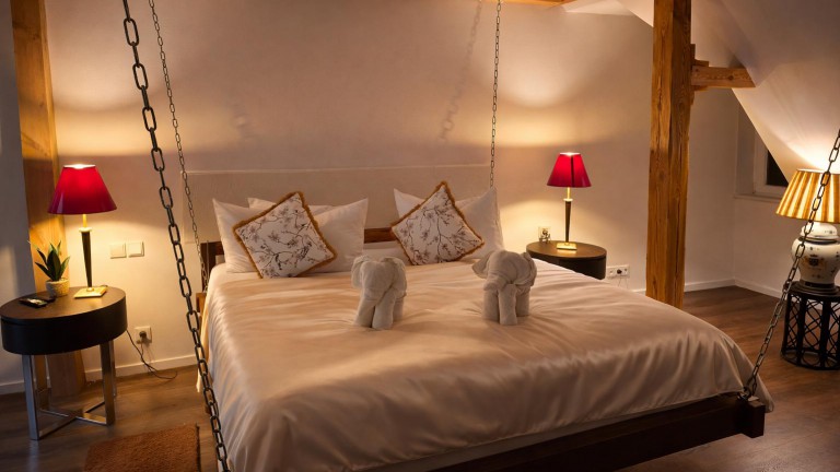 Standaardkamer met zwevend bed - Schloss Krugsdorf Hotel