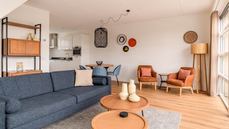 Woonkamer - Dormio Waterpark Langelille