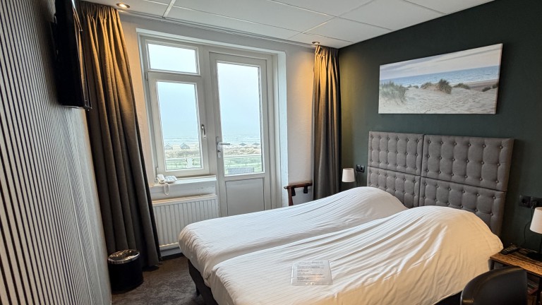 Kleine tweepersoonskamer met zeezicht - Hotel Zee en Duin