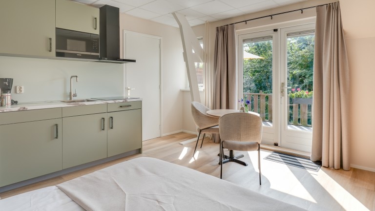 Studio met balkon - Appartementen Parkzicht