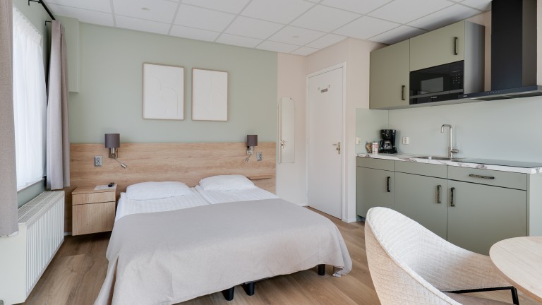 Studio met balkon - Appartementen Parkzicht
