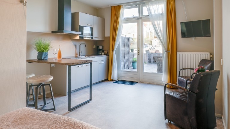 Studio begane grond - Appartementen Parkzicht