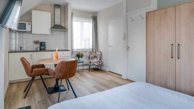 Studio met balkon - Appartementen Parkzicht
