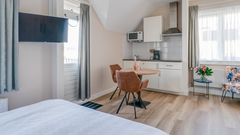 Studio met balkon - Appartementen Parkzicht