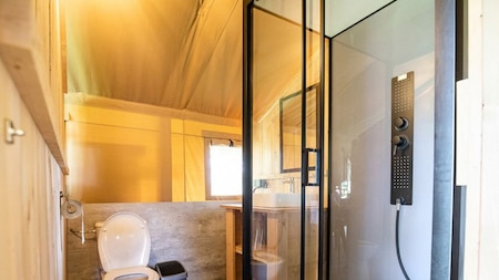 Badkamer - Camping Floreal La Colline Badkamer - Camping Floreal La Colline