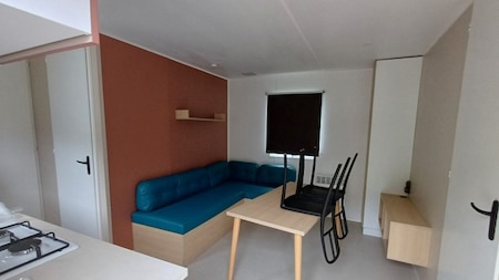 Woonkamer - Camping Floreal La Roche-en-Ardenne