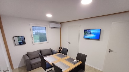 Woonkamer - Camping Floreal La Roche-en-Ardenne