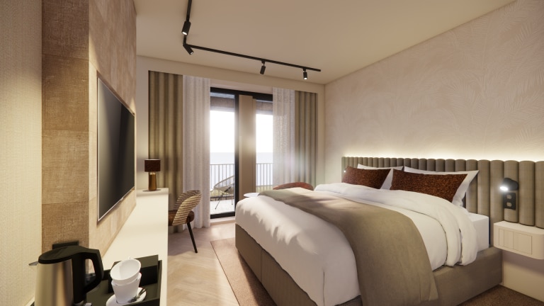 Deluxe double balkon - Spaarnwoude Park Hotel