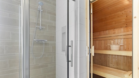 Badkamer met sauna - Landal Strand Resort Ouddorp Duin