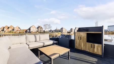 Dakterras - Huren Houseboat Lemmer