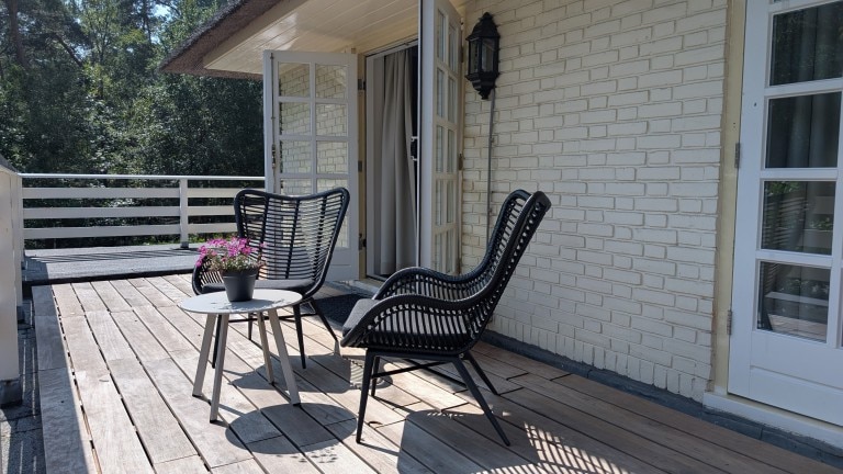 Balkon deluxe kamer - Landgoed de Uitkijk
