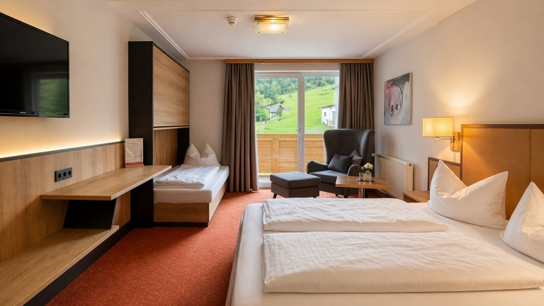 Standaard kamer - First Mountain Hotel Montafon
