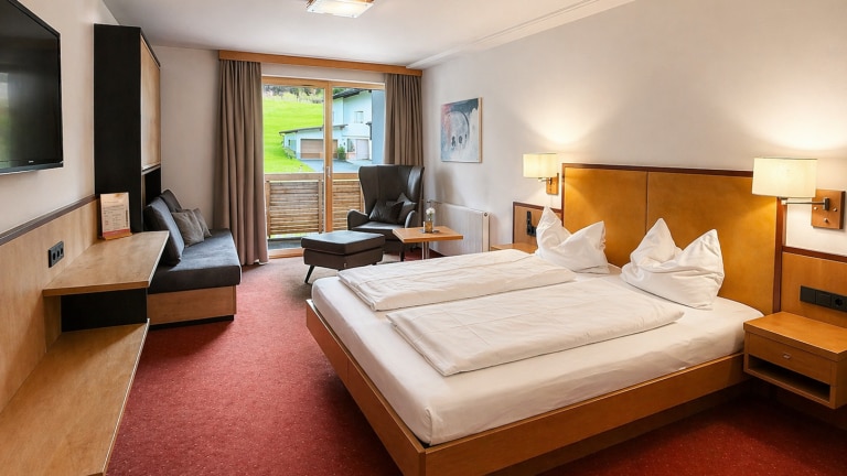 Comfort kamer - First Mountain Hotel Montafon