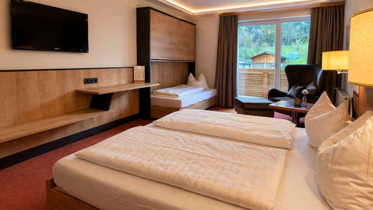 Comfort kamer - First Mountain Hotel Montafon