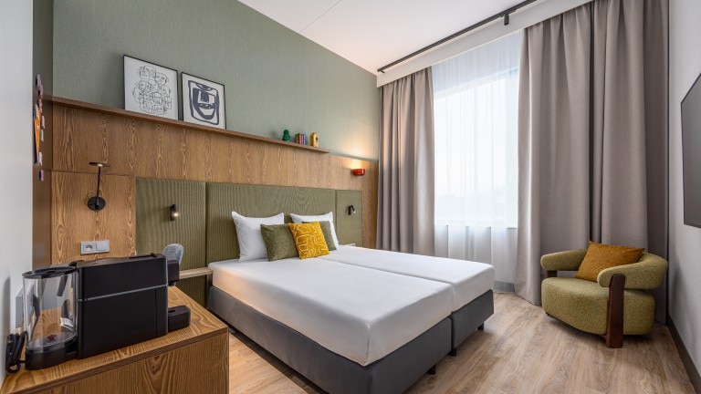 Comfort twin lake view - Postillion Hotel Breda Biesbosch 