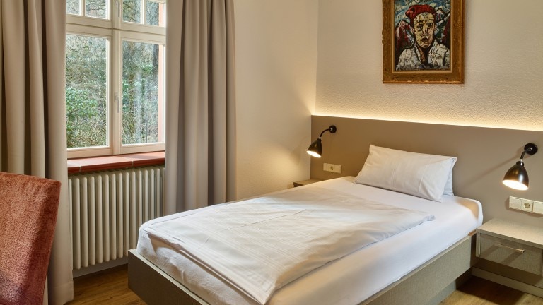 Eenpersoonskamer - Hotel en Restaurant Burgschänke