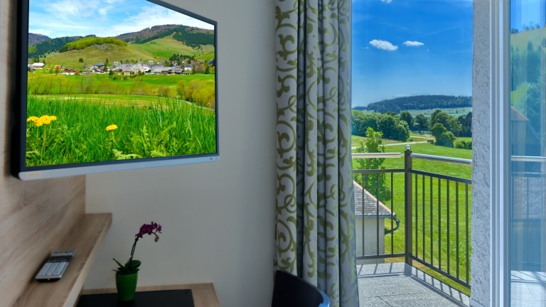 Standaard kamer met balkon - Landhotel Löwen Bernau im Schwarzwald