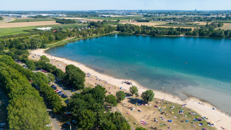 Zwemplas omgeving - Vodatent Camping de Tolbrug