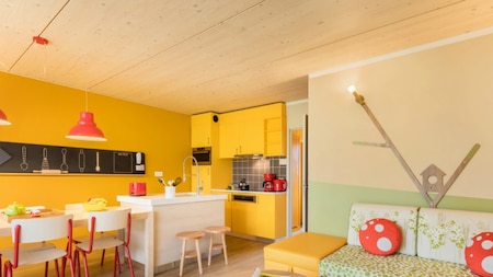 Woonkamer - Center Parcs Villages Nature Paris Woonkamer - Center Parcs Villages Nature Paris