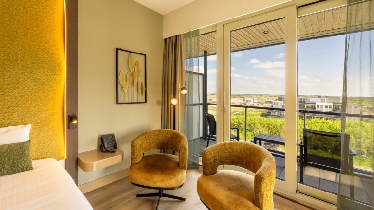 Zijzeezicht kamer - Strandhotel Het Hoge Duin