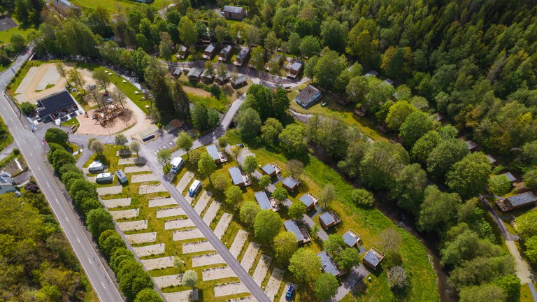 Luchtfoto - Le Hameau de l'Ourthe