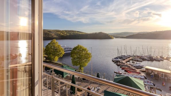 Uitzicht - Dormio Hotel der Seehof