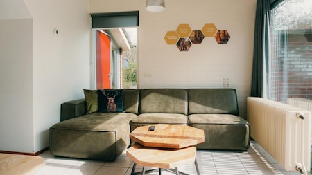 Woonkamer - Vakantiepark Sallandshoeve Woonkamer - Vakantiepark Sallandshoeve