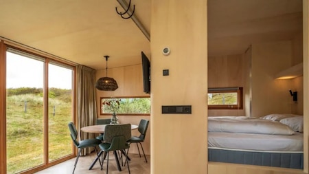 Keuken en slaapgedeelte - Camping Kogerstrand Keuken en slaapgedeelte - Camping Kogerstrand