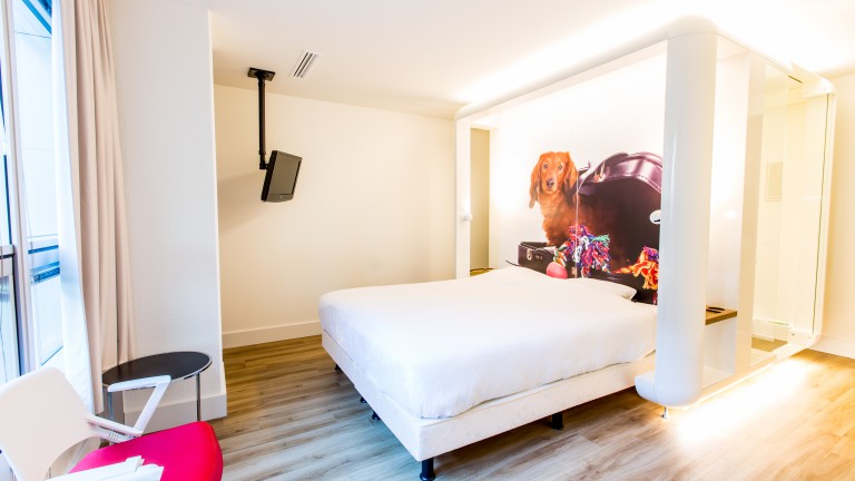 Grote kamer - Qbic Hotel WTC Amsterdam