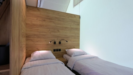 Slaapkamer - EuroParcs Wije Werelt Slaapkamer - EuroParcs Wije Werelt