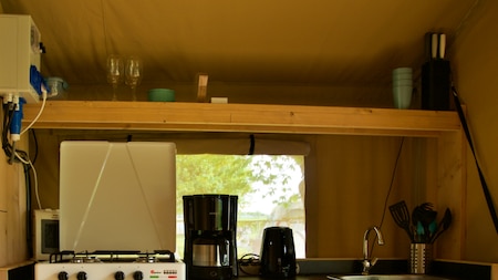 Keuken - Vodatent Vakantiepark De Kleine Wielen