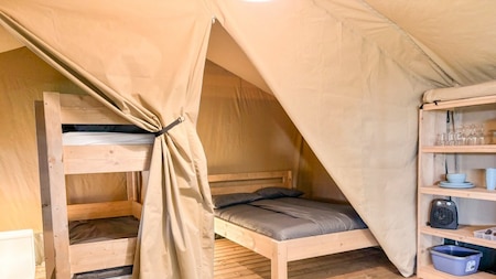 Slaapkamers - Vodatent Vakantiepark De Kleine Wielen