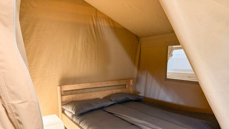 Slaapkamer - Vodatent Vakantiepark De Kleine Wielen