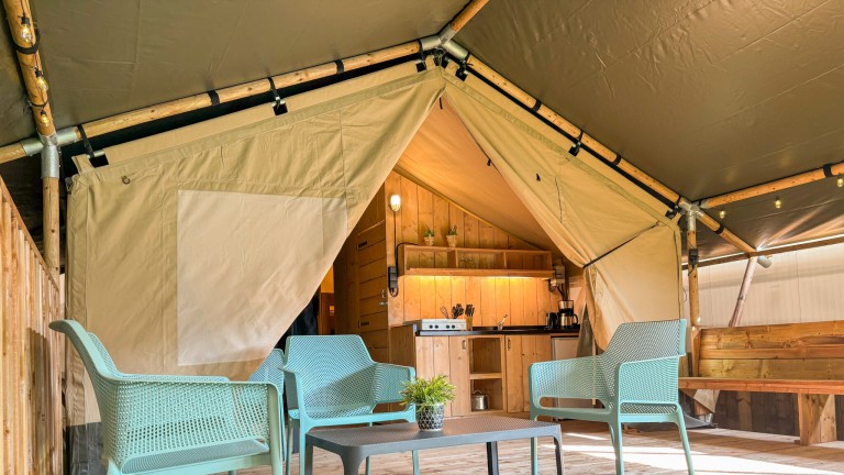 Safaritent incl. sanitair - Vodatent Camping San Lanaco
