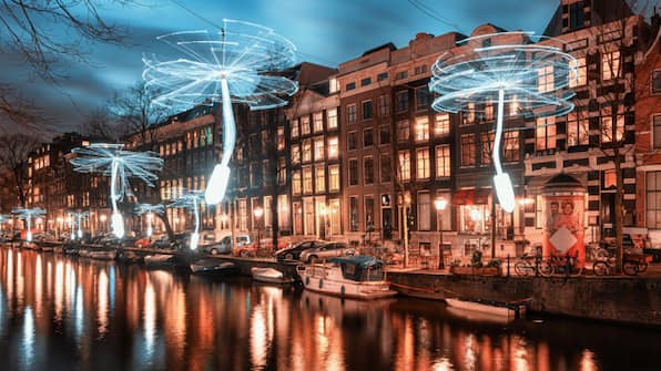 Amsterdam Light Festival - Amsterdam Teleport Hotel
