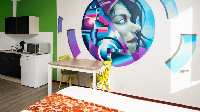 Budget double studio - Amsterdam Teleport Hotel