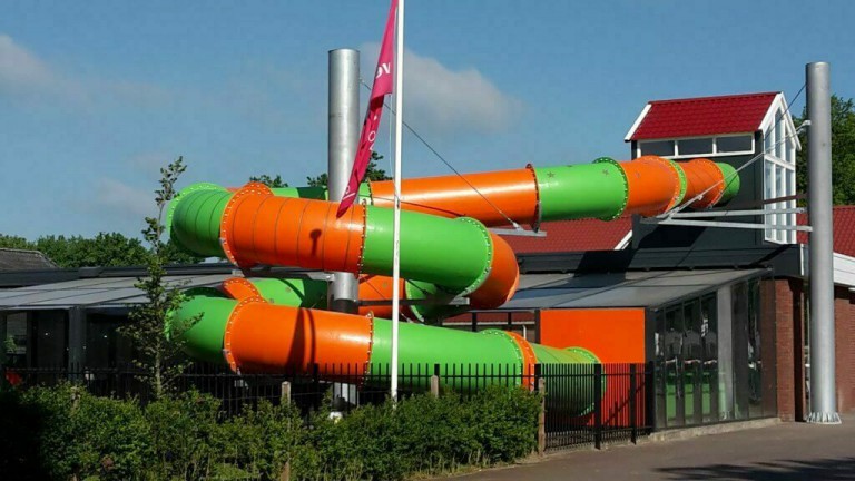 Glijbaan zwembad - Camping 't Veld