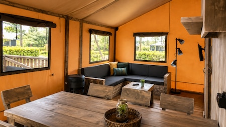 Woonkamer - Camping 't Veld Woonkamer - Camping 't Veld