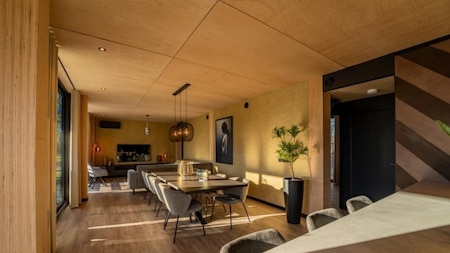 Woonkamer - Vakantiepark Breebronne Woonkamer - Vakantiepark Breebronne
